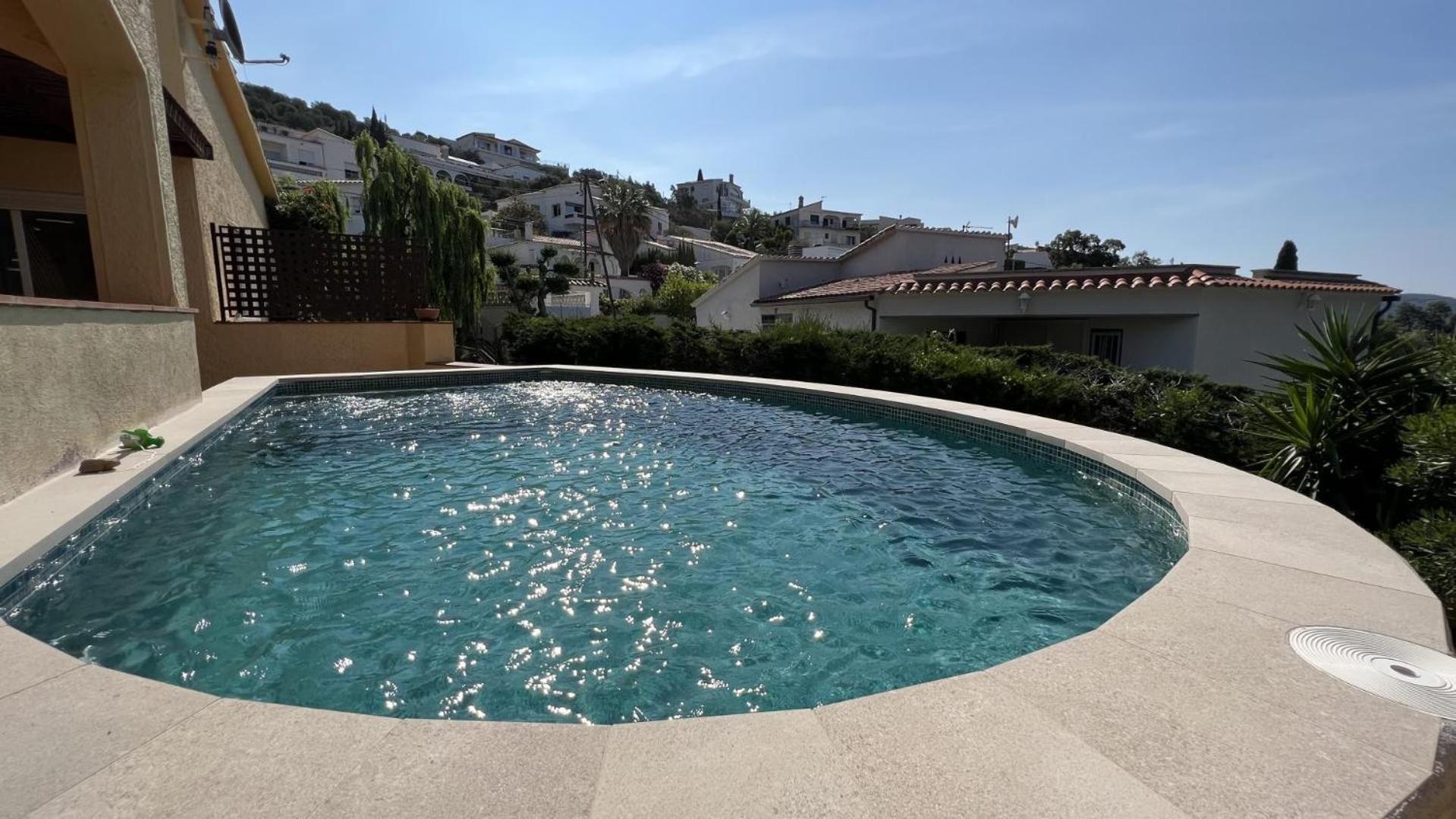 Preciosa Casa En Mas Fumats Con Piscina Y Bonitas Vistas Villa Selva de Mar Exteriör bild