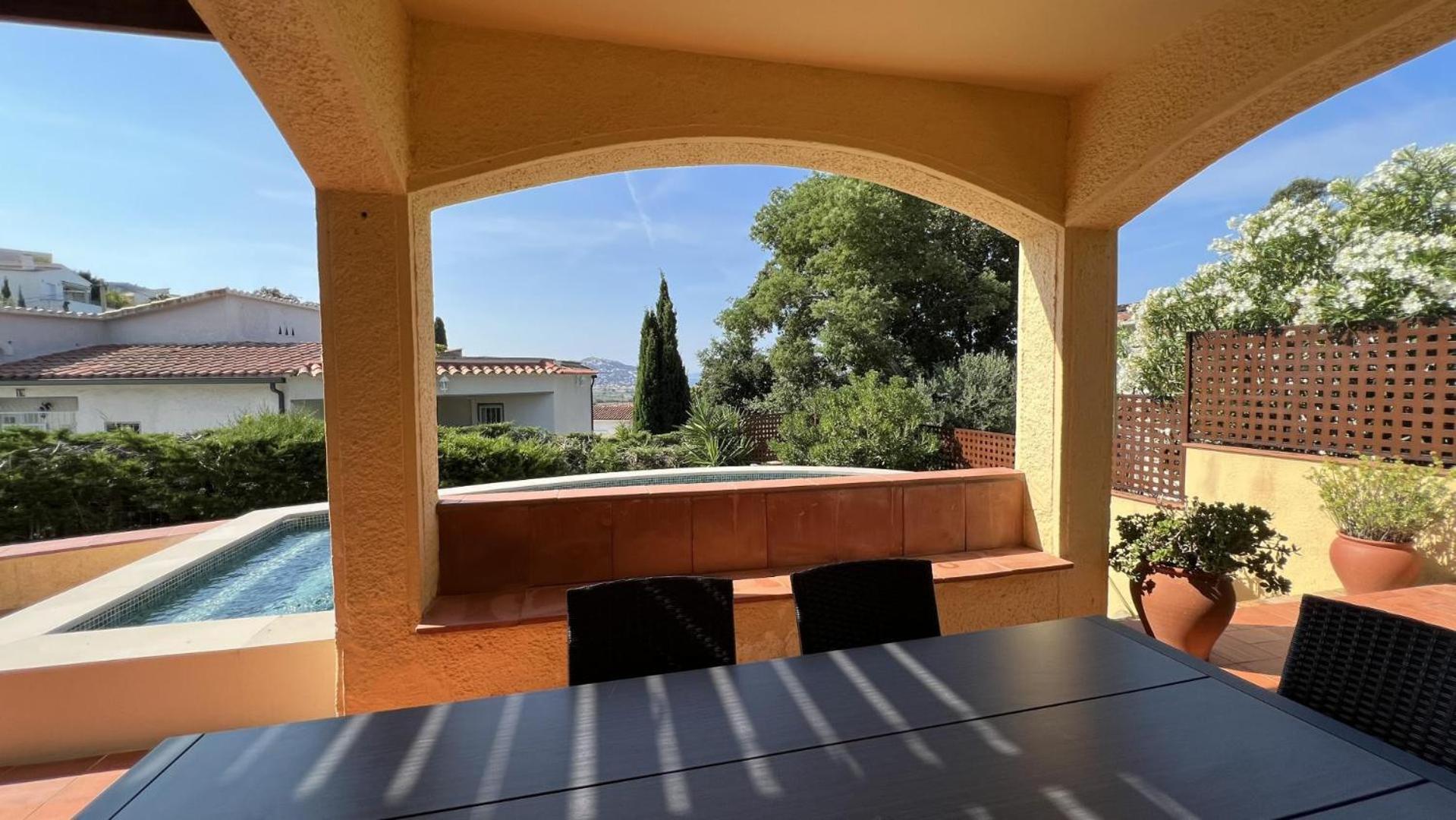 Preciosa Casa En Mas Fumats Con Piscina Y Bonitas Vistas Villa Selva de Mar Exteriör bild